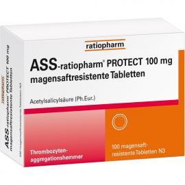 Ass-Ratiopharm Protect 100 mg magensaftresistente Tabletten