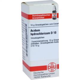 Acidum Hydrochloricum D 10 Globuli