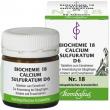 Biochemie 18 Calcium sulfuratum D 6 Tabletten